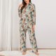 thumbnail image 2 of Fotbe Squirrels and Trees Conjunto de Pijama de Manga Larga para Mujer con Estampado, Ropa de Dormir de 2 Piezas, Conjunto de Casa Suave y Cómodo con Bolsillos-Large, 2 of 7