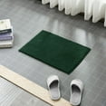 thumbnail image 3 of Subrtex Chenille Bathroom Rugs Soft Non-Slip Super Water Absorbing Shower Mats, 16"x24", Celadon, 3 of 7