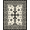 Black And Cream, Pattern 9, variant on Design&I 8'x10' Washable Area Rug Cream Ornate Beige Motifs Subtle Weathered Finish Rectangular for Living Room, Family Extra Large Skid-Resistant Low Profile
