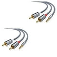 thumbnail image 4 of Methold RCA Cable de Audio Jack 3,5 a 2 RCA Cable 3,5mm Jack a 2RCA Splitter Cable para TV PC amplificadores DVD Cable de altavoz Type3 NO3, 4 of 5