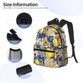 thumbnail image 5 of Easygdp Sicilian Style Casual Laptop Backpack, Large Capacity Schoolpack for School, Travel, Business, 5 of 8