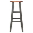 thumbnail image 4 of Winsome Ivy Tabouret de bar de 29 po Fini teck/gris, 4 of 5