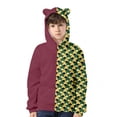 thumbnail image 3 of Hot Comic Demon Slayer Pullover Men Women Japan Anime Cat Ears Hoodie Cartoon Sweatshirt Teens Boys Girls Cosplay Costume Hoodies, 3 of 5