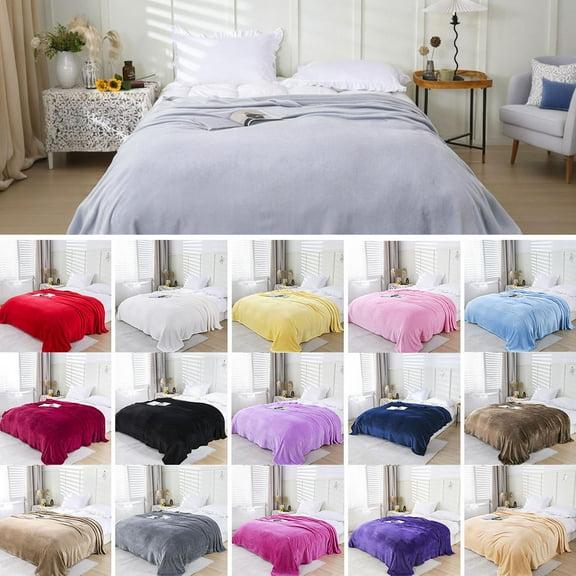 Extra Large Throw Blanket for Couch Home Office Hotel 100% Cotton Super Soft Blanket 47"x70" by Xuniizn