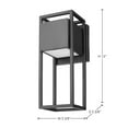 thumbnail image 7 of Nuvo Lighting - Supreme - 18W LED Outdoor Medium Wall Lantern In Modern Style-13, 7 of 7