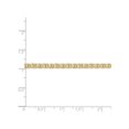 thumbnail image 3 of 14K Yellow Gold Concave 3mm Necklace Anchor Chain 20 Inches, 3 of 4