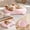 Pink, variant on Bear Shaped Pet Pillow Neck Support Soft Polyester Fabric Washable for Cats Small Dogs Puppy Kitten Indoor Crate Rest Cute Bed