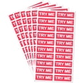 thumbnail image 1 of Try Me Stickers,Tester Sample Label for Cosmetics,Pink Sample Stickers,1.25x0.5 Inch,500 Pcs Per Pack, 1 of 5