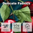 thumbnail image 3 of Cherry Chair Pillow Covers Set with Unique Patterns for Bed and Throw Pillows - Sizes 16x16, 18x18, 20x20 Inches for Various Occasions - Set of 2 Items, 3 of 6
