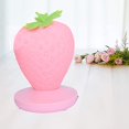 thumbnail image 4 of 1 lámpara LED recargable por USB, lámpara de silicona con forma de fresa rosa, lámpara de noche encantadora, lámpara de noche para dormitorio, 10*14,5 cm JAMW Sencillez, 4 of 5