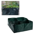 thumbnail image 2 of VONKY 4 Divided Grids Square Planting Container Grow Bag PE Fabric Plants Flowers V NE, 2 of 6