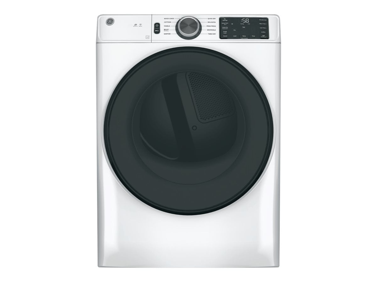GE GFD55ESSNWW Dryer freestanding WiFi width 28 in depth 32 in height 39.8 in