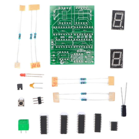 

LYUMO Soldering Practice Learning Electronics 30‑60s Counter Module Kit 30‑60s Counter Module Kit Digital Electronics Technology Timer For Soldering Practice Learning