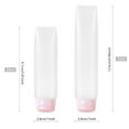 thumbnail image 4 of Travel Squeeze Bottle Shower Gel Toothpaste Container Portable Small Accessories Refillable Leakproof Pocket Squeezable Dispenser Tube Accessories 30ML Pink, 4 of 7