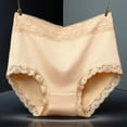 thumbnail image 4 of Women Fashion Plus Size Cotton Lace High Waist Sexy Comfortable Panties Women'S Bikini Underwear, 4 of 5
