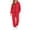 Red, variant on Girls Sweatsuit 2 Piece Sets Causal Zip Up Hoodie Sweatshirt and Sweatpants Girls Fashion Fall Winter Y2k Matching Set Light Blue 11-12 Years