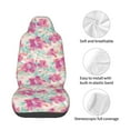 thumbnail image 5 of Balery Purple Watercolor Flowers Pattern Car Seat Cover - Soft & Breathable Front Premium Covers with Non-Slip Protector Fits Most Automotive, Vans, SUVs, Trucks - 1 Unit, 5 of 5