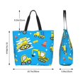 thumbnail image 5 of Yiaed Cute Car Cartoon Print Handbag for Women Tote Purse Shoulder Bag Large Fashion Hobo Purse Handbag Shopping Tote, 5 of 5