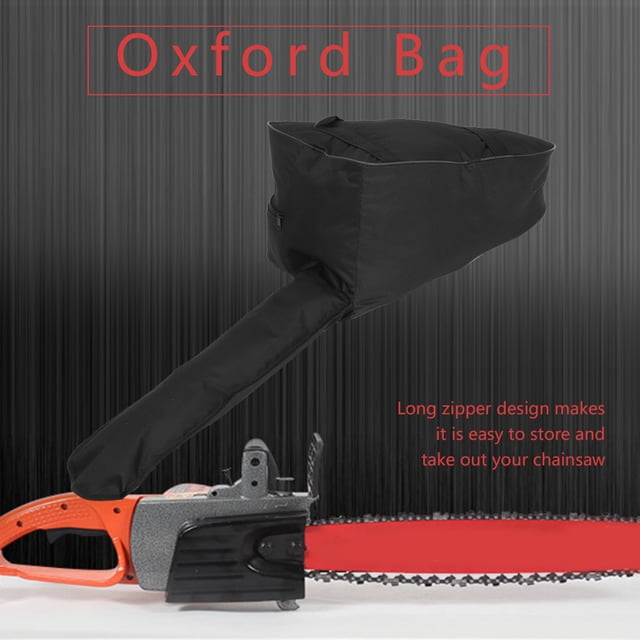 Bolsa para Motosierra Bolsa de Transporte para Motosierra de 20 Pulgadas Bolsa de Almacenamiento Resistente Protección Completa Impermeable Bolsa de Tela Oxford Negro Ecomeon no
