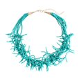 thumbnail image 3 of QccHieUs Seed Bead Necklace for Women 18 inch Boho Fashion Choker Jewelry Collar Necklace Blue, 3 of 9