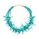 thumbnail image 3 of Collar de cuentas de semillas de 18 pulgadas Garandas de moda Azul, 3 of 8