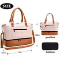 Women Travel Duffle Bag Canvas Carry On Tote Weekender Overnight Bag