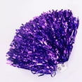 thumbnail image 3 of D-GROEE Cheerleading Pom Poms with Straight Handle, PET Pom Poms Hand Flowers Cheerleader Pompoms for Sports Cheers Ball Dance Fancy Dress Night Party, 3 of 6