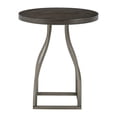 thumbnail image 2 of Lane Furniture Bowman Round Walnut Veneer MDF and Veneer Table in Umber, 2 of 3