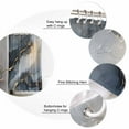 thumbnail image 5 of 54x78 Inch Shower Curtain Decorative Gray Marble Bathtub Bath Curtains Fabric Waterproof Bathroom Decor Abstract Modern Ink Painting Ombre Small Stall Shower Curtain Set with 12 Hooks, 5 of 6