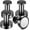Black, variant on VNDUEEY 4 Pack 150LB Strong Magnetic Hooks for Cruise,Magnet Hooks for Hanging Coats Bags,Magnetic Wreath Hanger Heavy Duty Magnet Hooks,Neodymium N52 Magnets Hanger,Magnet with Hook for Grill,Garage