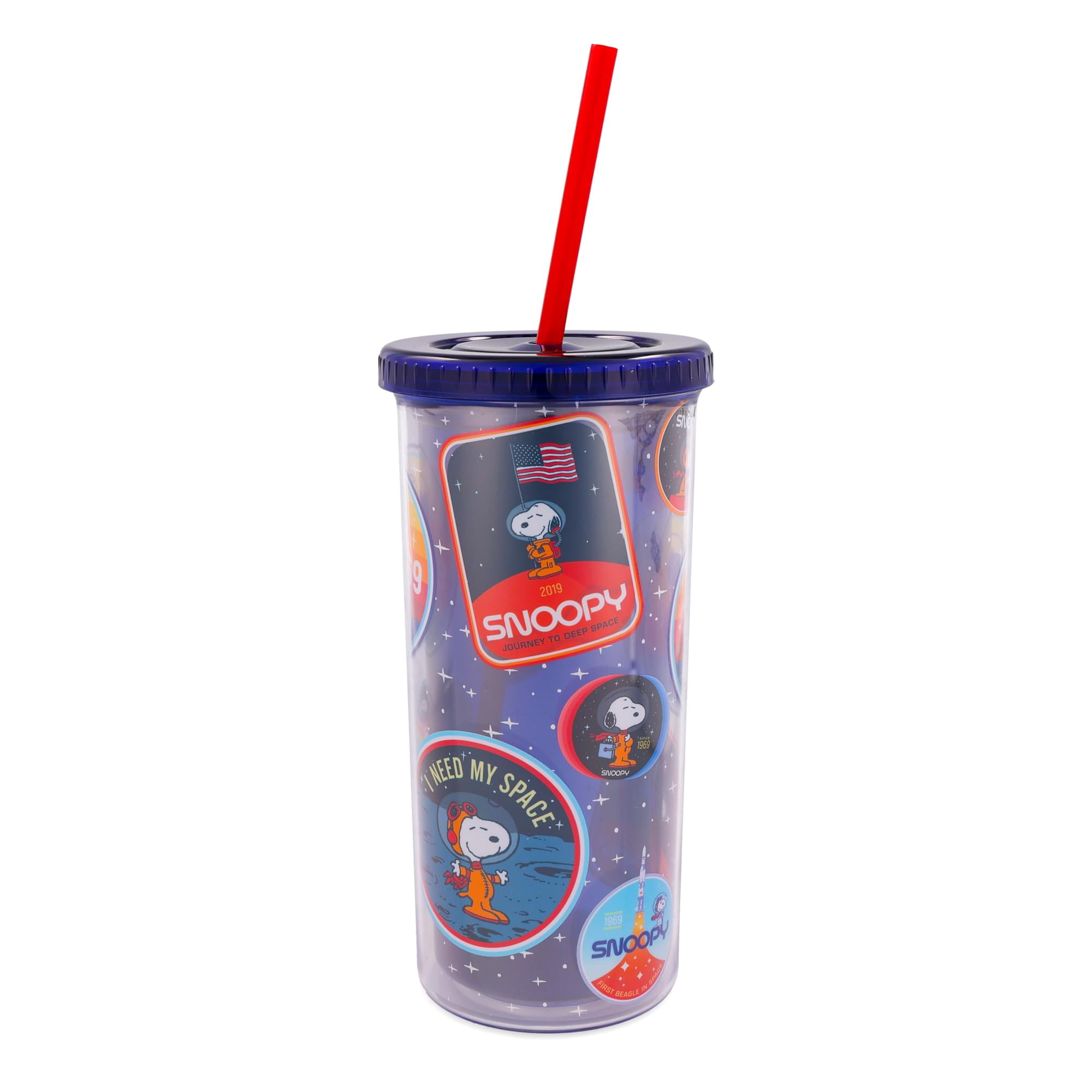 Invader Zim GIR Plastic Carnival Cup With Lid and Straw Topper