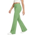 thumbnail image 4 of Chiccall Girls Flare Leggings School Uniform Pants Cotton Breathable Comfy Kids Bell Bottoms Pants Stretchy Casual Clothes for Big Kids, 4 of 7