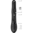 thumbnail image 5 of Vive Izara Triple Action Rotating Beaded Rabbit Vibrator, Black, 5 of 11