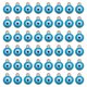 thumbnail image 1 of 100pcs Evil Eye Beads Charms Connector DIY Jewelry Accessories for Bracelet, 1 of 4