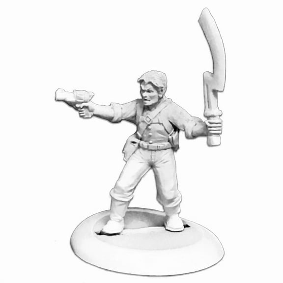 SW: Frazer's Fighter Male, by Reaper Miniatures, PartNo 59047, Miniatures. Singl