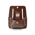Style N Craft Top Grain Leather Belt – Dark Brown, 1 1/2 Inch Width, Fits Waist 42-46 Inches, Single Prong Buckle