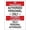 Warning Sign 2, variant on Bilingual NOTICE Do Not Block Door 8"x12" Metal Tin Sign, Security Admittance Door No.6610, Warning Caution Sign for Yard Office Indoor Outdoor