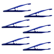 20pcs Disposable Tweezers Medical Beads Tweezers Plastic Craft Tweezers (Blue)