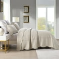 thumbnail image 4 of MarCielo 3-Piece Elegantly Embroidered 100% Cotton Oversized Quilt Bedspread Set TG, 4 of 5