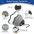 thumbnail image 3 of Adjustable Soft Dog Cone Collar for Post-Surgery Recovery - Breathable and Protective Cone for Large, Medium, and Small Dogs - Prevents Licking - Ideal Dog Surgery Collar, 3 of 4