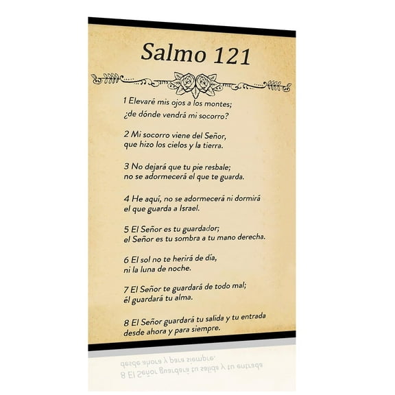 Motaso Salmo 121 En Español Para Pared Bible Verse Wall Art Scripture Biblical Psalm 121 Canvas Painting Christian Prayer Room Office Living Home Decor Gifts