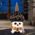 thumbnail image 1 of Adorno de resina Fiudx forma de cabeza de calabaza para Halloween, 1 of 5
