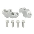 thumbnail image 4 of Dickly 2x Handlebar Risers Heighten Component for Honda NC750x Dct 2014 - 2015 Silver, 4 of 9