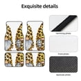 thumbnail image 4 of Fuzoiu Leopard Gnomes Print Carpet Floor Mats for Car,Car Foot Mat Set,Universal Fit 4 Piece Mat Pad Set,Fits Most Cars Trucks Vans Sedans SUV Auto Carpet Mat Se, 4 of 7