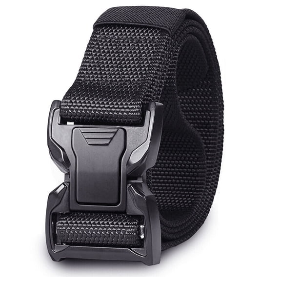 Q&Q ESSENTIALS Mens Belt Nylon Utility Belts for Men with Quick Release Work Belt Black Size 38-42