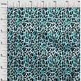 thumbnail image 2 of oneOone Polyester Lycra Turquoise Blue Fabric Giraffe Animal Skin Sewing Craft Projects Fabric Prints By Yard 56 Inch Wide, 2 of 4