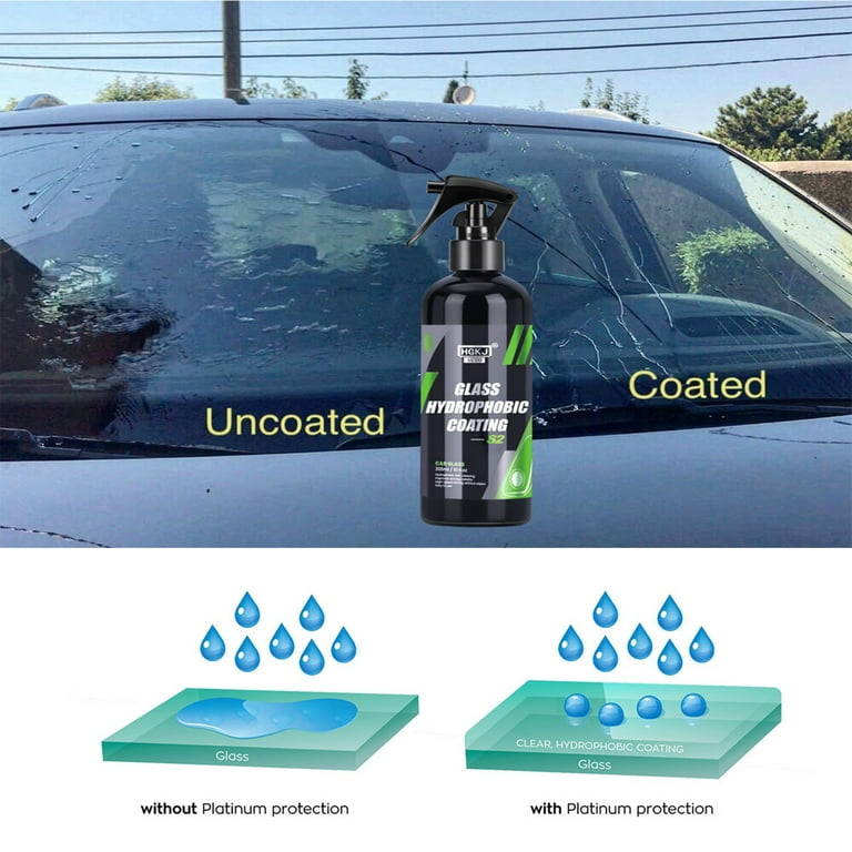 50ml Car Windshield Glass Coating Agent Hydrophobic Water Rain Repellent  Spray, 