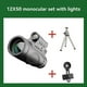 thumbnail image 3 of 12x50 Monoculars BAK4 Prism Portable HD Monocular,Set, 3 of 5
