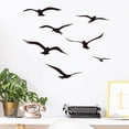 thumbnail image 1 of Adhesivos de pared de PVC con silueta de gaviota y pájaro volador, 1 of 4