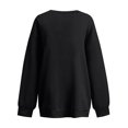 thumbnail image 4 of Pstuikys Costumes de Noël en Liquidation, Blouse à Manches Longues Imprimée Mode pour Femmes, Col Rond Hauts Décontractés Chandail en Molleton/noir,(TG), 4 of 4